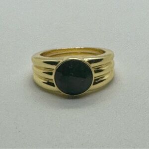 Gorjana New Size 9 Power Gemstone Reed Ring Labradorite to Balance Energy